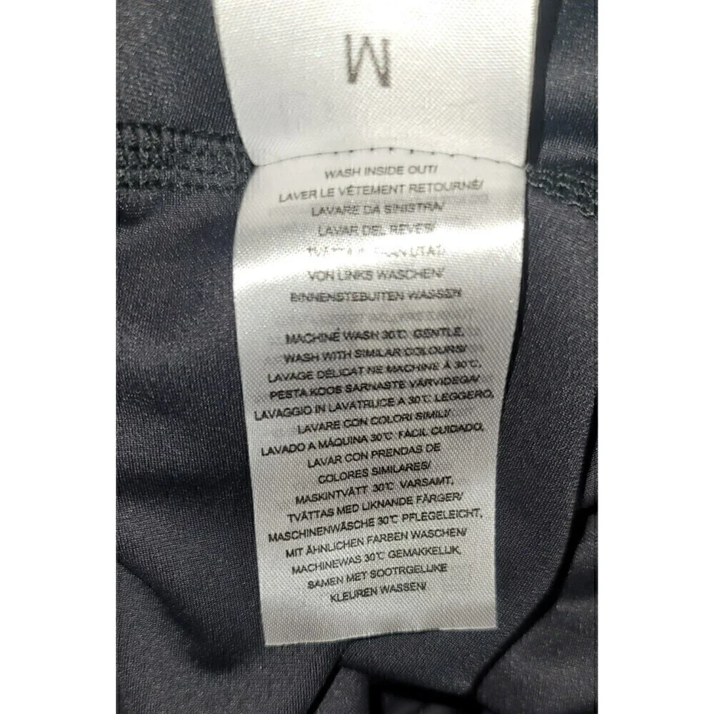 Lysse Navy Blue Marais Scrunched Knee-Length Dress Size M